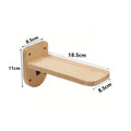 Estantes de Pared para Gatos | Escalera Trepadora con Rascador, Cama y Casa Escondite | Muebles de Interior para Mascotas