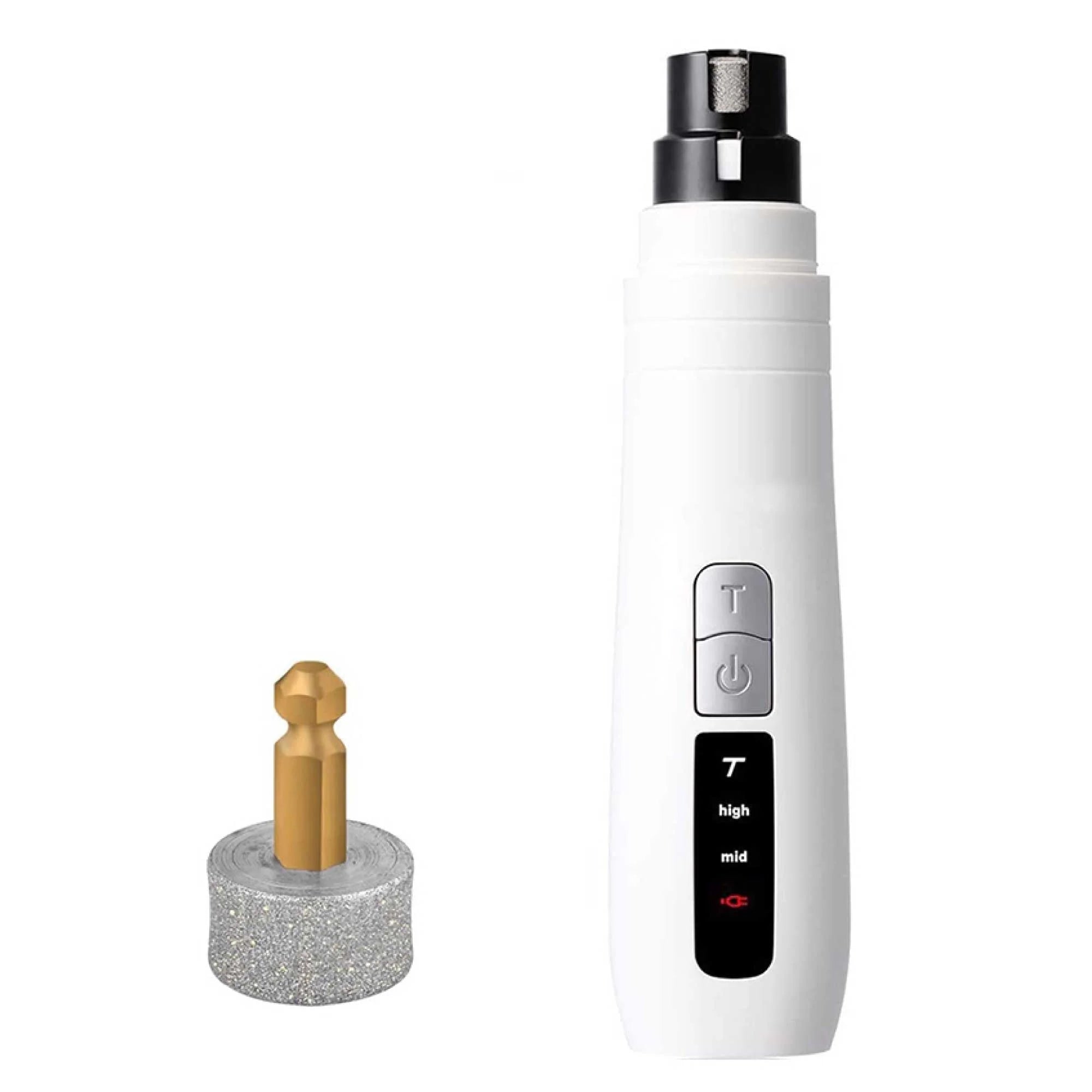 Lima Eléctrica para Uñas de Mascotas | Cortador y Pulidor de Garras para Perros y Gatos | Esmeril Recargable USB N9