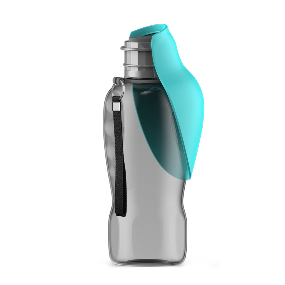 Botella Portátil de Agua para Perros 800 ml | Bebedero Plegable Antiderrames para Mascotas | Accesorio Ideal para Paseos al Aire Libre