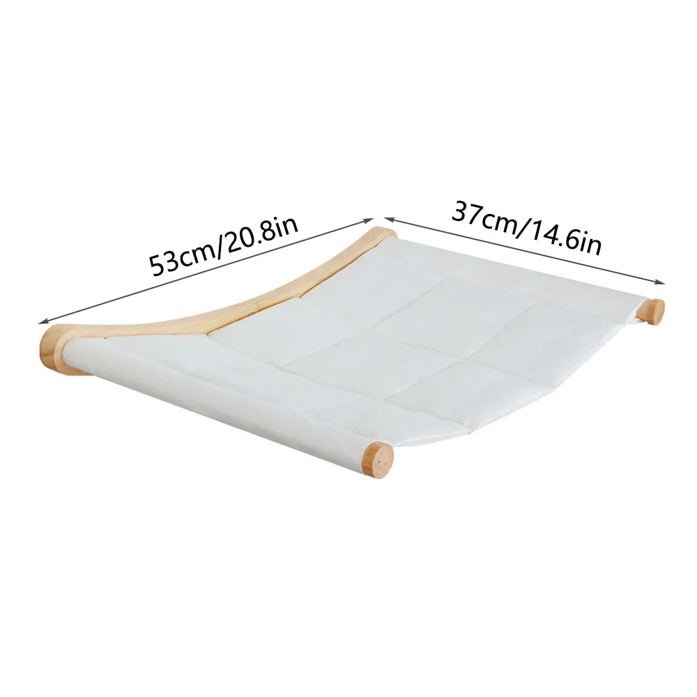 Estantes de Pared para Gatos | Escalera Trepadora con Rascador, Cama y Casa Escondite | Muebles de Interior para Mascotas