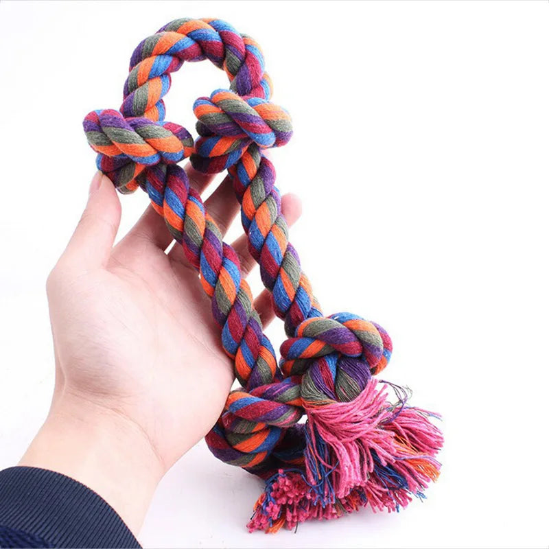 Juguete de Cuerda para Perros de Algodón Resistente | Mordedera para Limpieza Dental y Cuidado de Encías