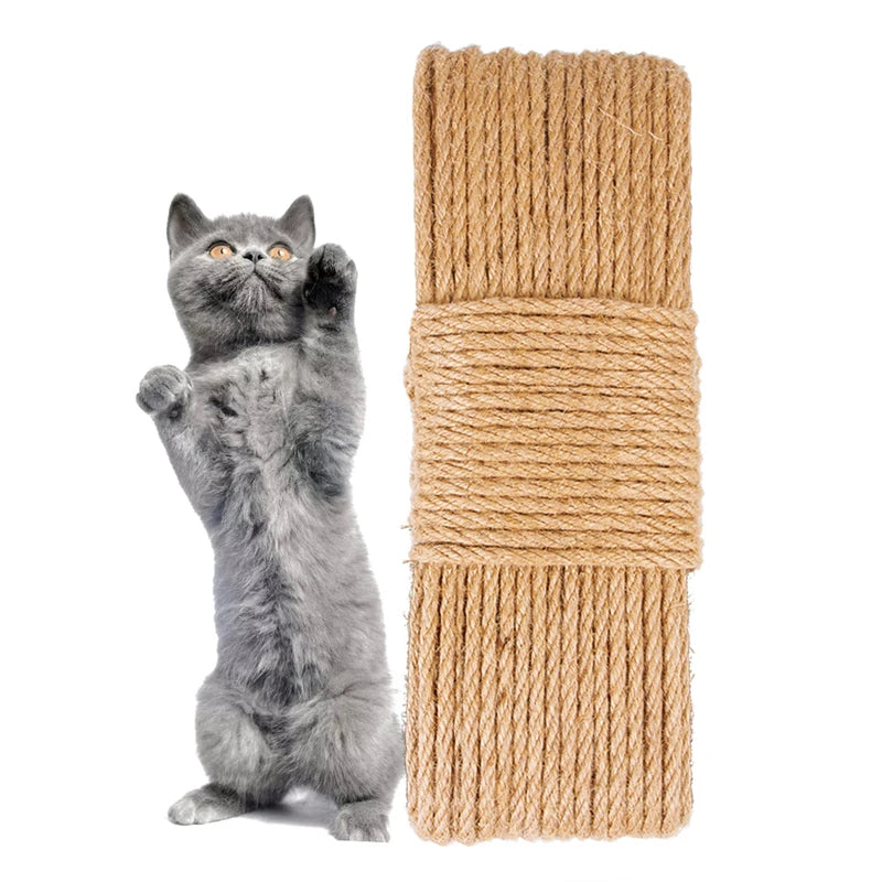 Cuerda de Yute Natural para Rascador de Gatos | Rollo de 10 Metros para Reparar Muebles y Crear Accesorios para Mascotas