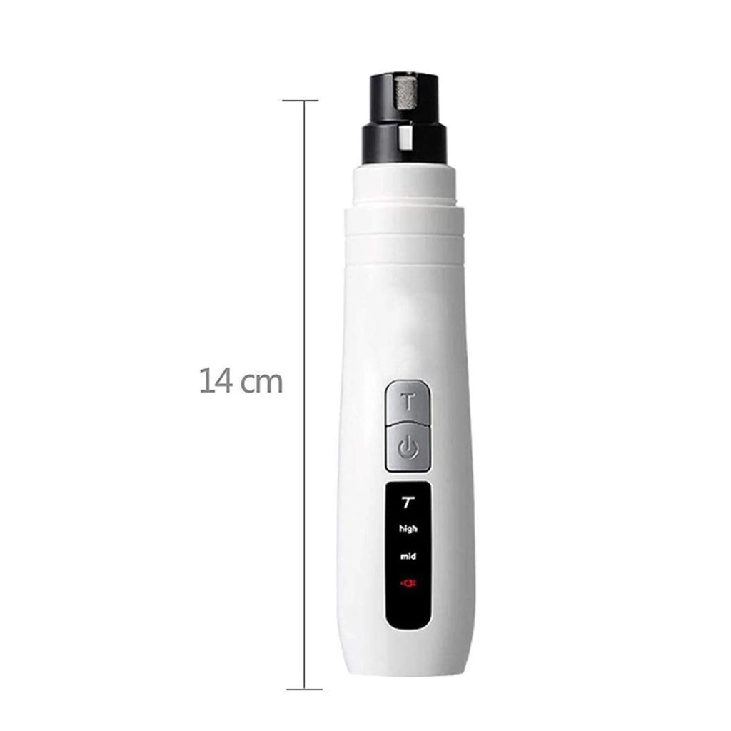 Lima Eléctrica para Uñas de Mascotas | Cortador y Pulidor de Garras para Perros y Gatos | Esmeril Recargable USB N9
