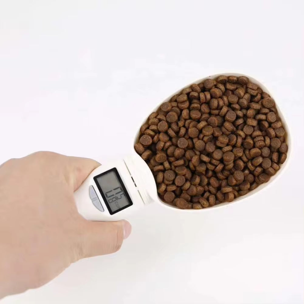 Cuchara Medidora Digital para Alimento de Perros y Gatos con Pantalla LCD | Báscula Electrónica para Porciones Precisas