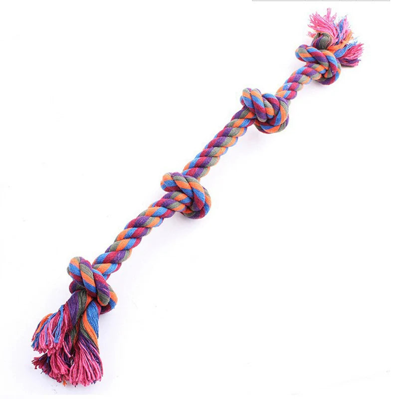 Juguete de Cuerda para Perros de Algodón Resistente | Mordedera para Limpieza Dental y Cuidado de Encías