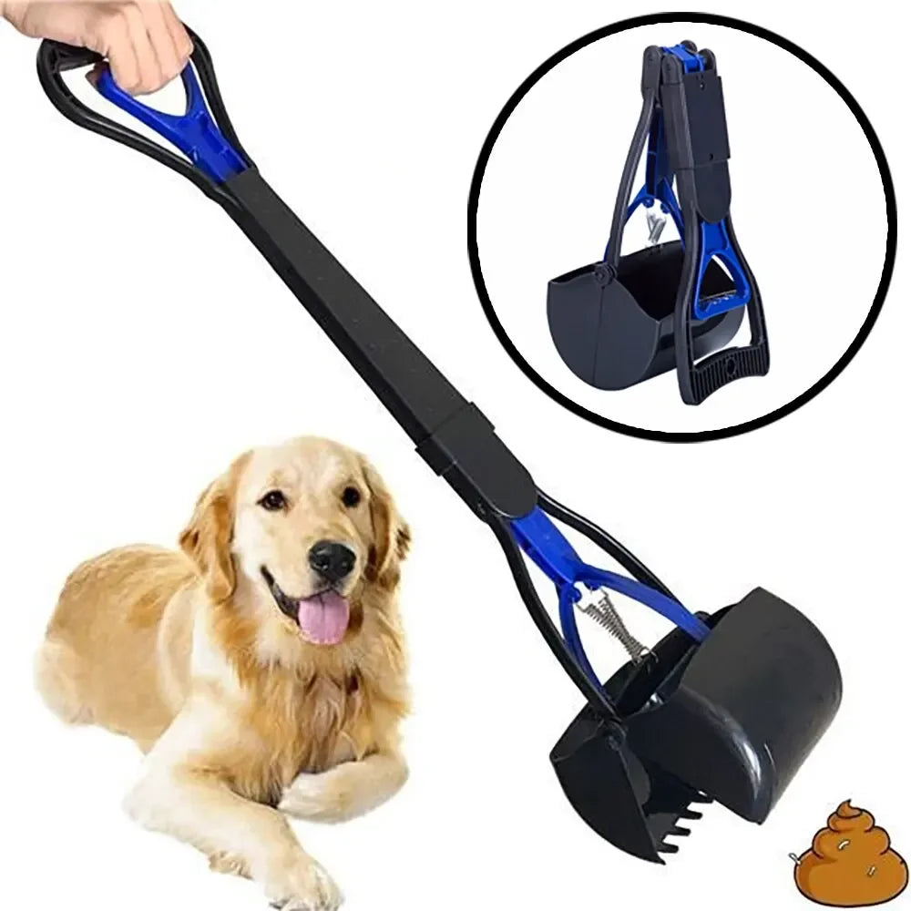 Pala Recolectora de Excremento para Mascotas | Limpiador de Arenero para Gatos y Perros con Mango Largo | Herramienta de Limpieza para Desechos de Mascotas