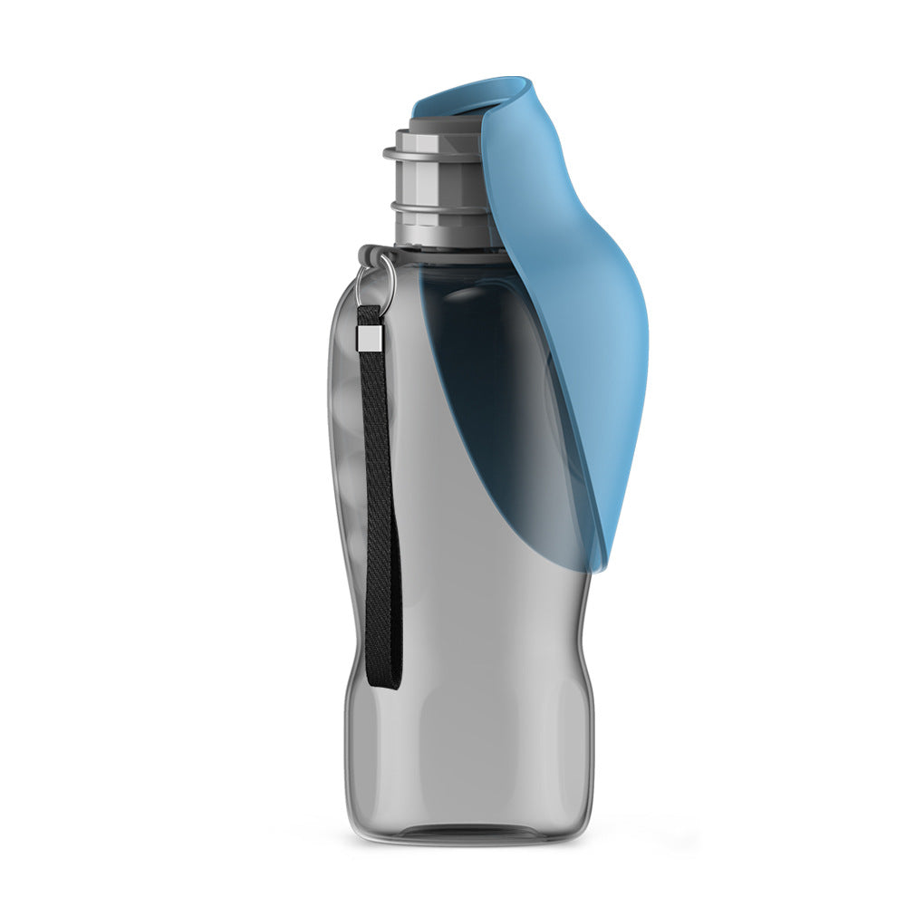 Botella Portátil de Agua para Perros 800 ml | Bebedero Plegable Antiderrames para Mascotas | Accesorio Ideal para Paseos al Aire Libre